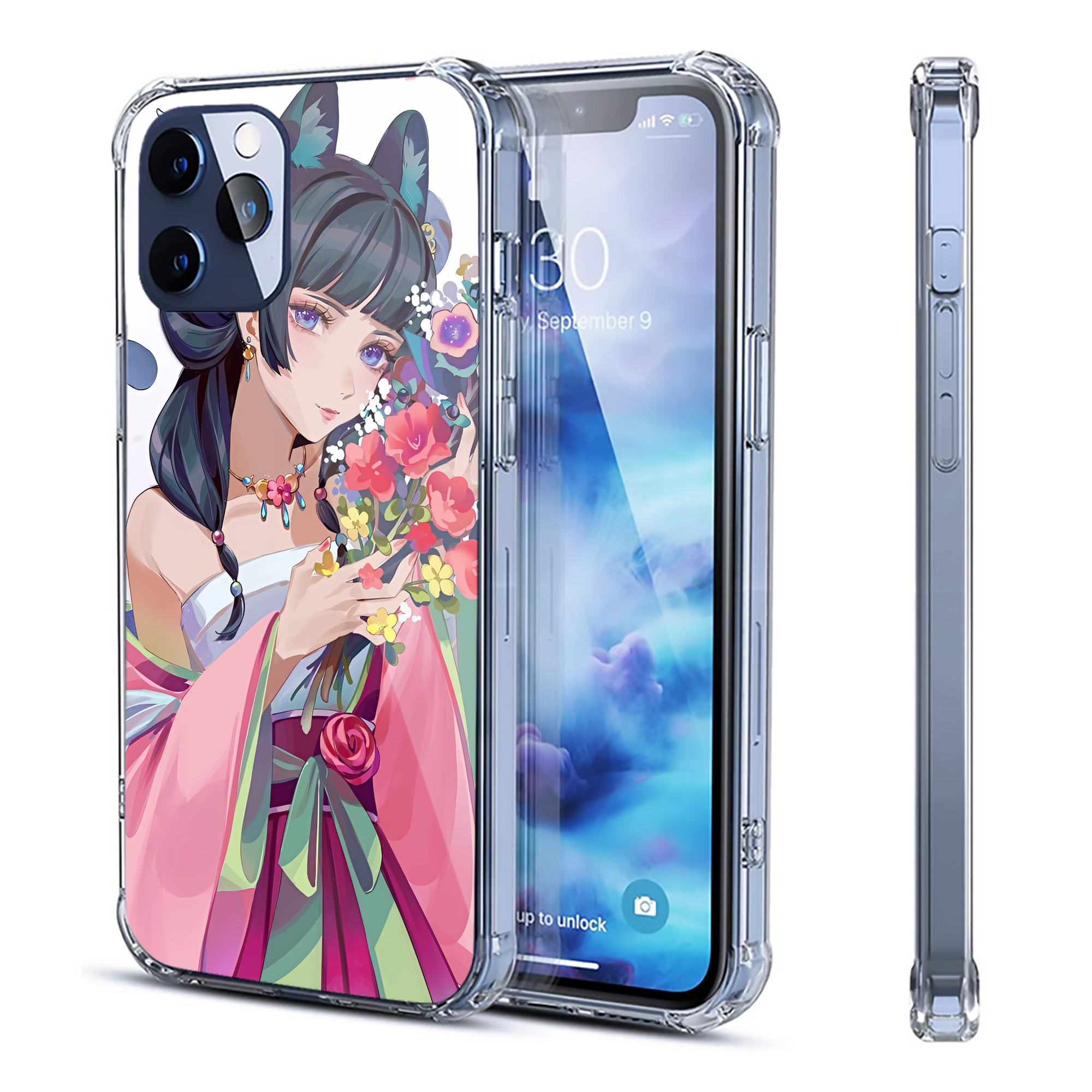 （画像用） 薬屋のひとりごと The Apothecary Diaries 【iPhone 12シリーズ対応】透明スマホケース（クリアソフトケース）